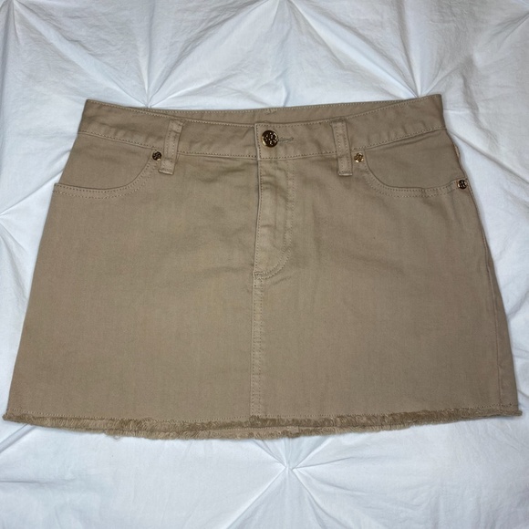 Tory Burch Dresses & Skirts - Tory Burch Tan Mini Skirt Size 26